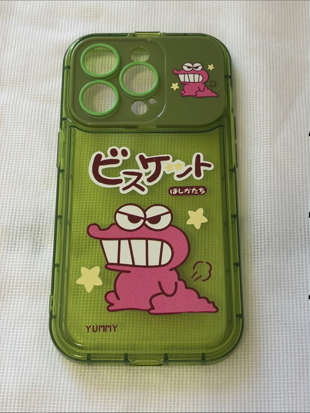 Shin Chan Cartoon iPhone 14 Pro Case with Mirror